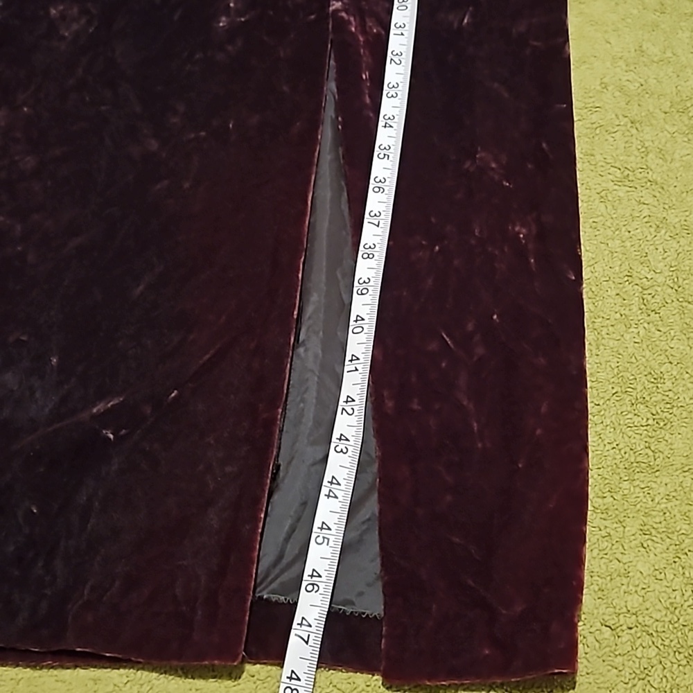Maxima 100% Velvet Chocolate Gypsy Costume Gown Gold Sequins Beads Size Large 8 - Picture 14 of 17